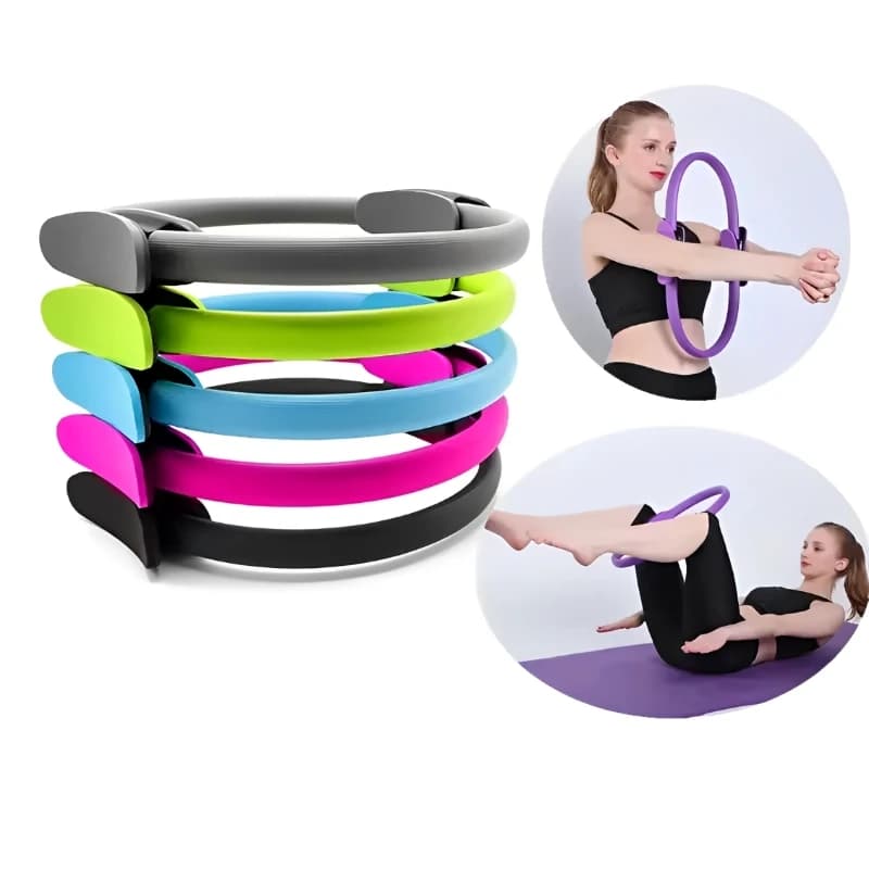 1 pz nuovissimo anello fitness yoga cerchio pilates donna ragazza esercizio resistenza a casa elasticità palestra allenamento accessori
