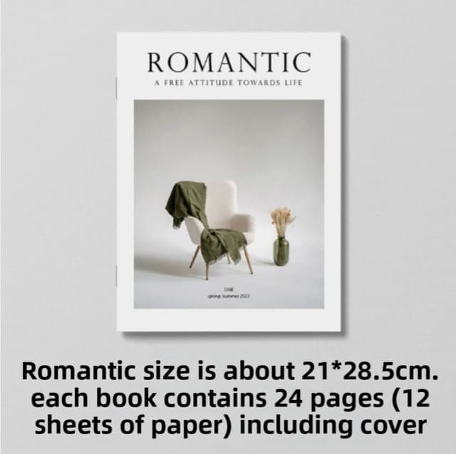 Ins Style Minimalista Rivista inglese Sfondo Fotografia Puntelli Fotografia di strada Decorazione in famiglia Ornamenti