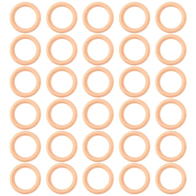 NEW-30 Pcs anelli in legno naturale 60Mm anello in legno Macrame non finito cerchi in legno per la creazione di gioielli con ciondolo ad anello artigianale fai da te
