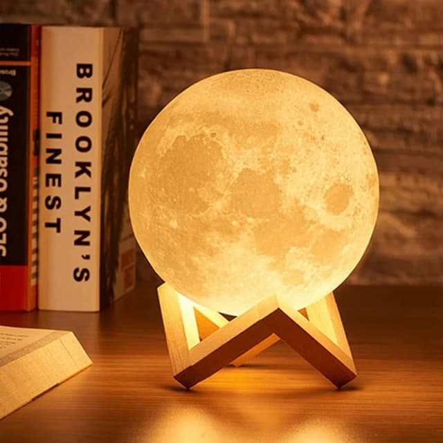 Luce da libro Luce lunare a LED Luce galassia, Luce notturna lunare, Ragazza, Ragazzo, Regalo di compleanno per bambini, Decorazione della camera da letto Illuminazione per interni
