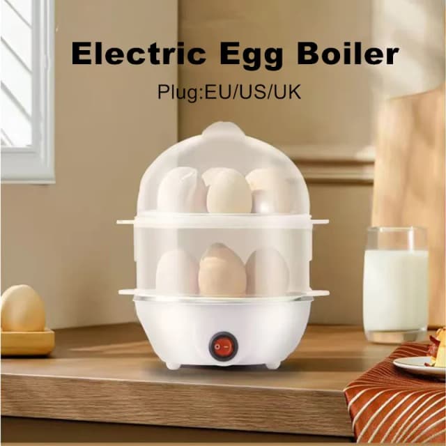 Cuociuova elettrico multifunzionale Singolo doppio strato Cuociuova 110 V/220 V Mini Vapore Bracconiere Macchina da cucina da cucina