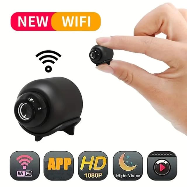 Nuova telecamera di sorveglianza wireless X5Mini Night Vision 1080P, leggera, chiara, portatile, con rilevamento del movimento, qualità premium