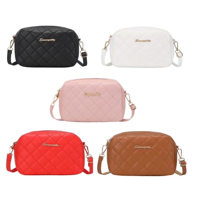 2024 Borsa a tracolla piccola con nappa per donna Trend Lingge ricamo fotocamera borsa a tracolla femminile catena di moda borse a tracolla da donna