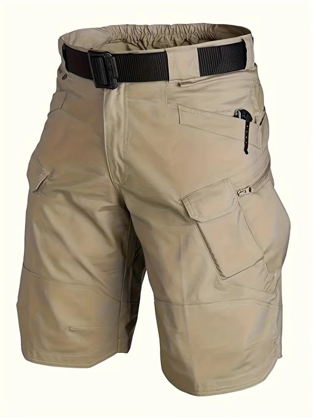 Pantaloncini tattici da uomo con Multi tasche, pantaloncini Cargo impermeabili durevoli casuali per il Trekking all'aperto