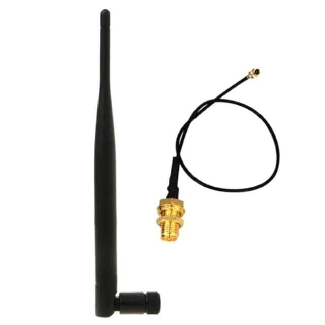 Antenna LoRa 868 MHz 915 MHz con connettore maschio SMA per scheda OLED Meshtastic LORA32 ESP32 LoRa + cavo di prolunga da 15 cm