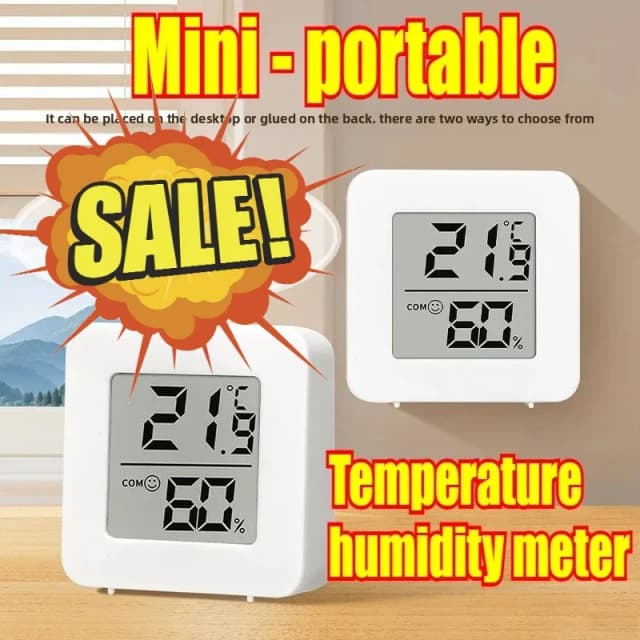 1/3/4/6PCS Termometro Digitale Igrometro Mini Temperatura Interna LCD Monitor Elettronico Igrometro Camera Esterna Del Bambino