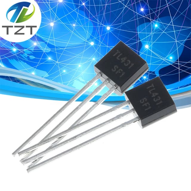 50 pezzi TL431A TL431 Riferimenti di tensione 2,5-36 V Prog Regolazione