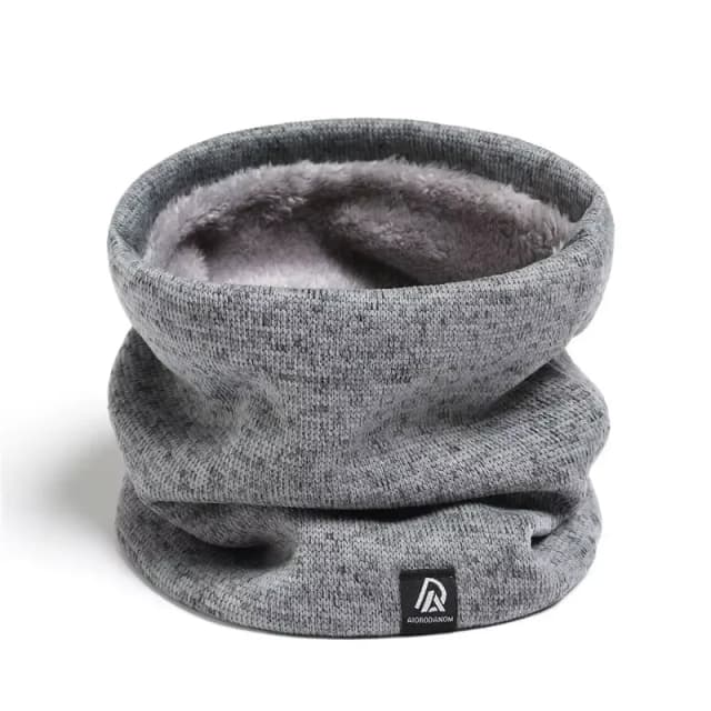 Sciarpa ad anello invernale calda in peluche solido unisex Donna Uomo Maschera integrale lavorata a maglia Sciarpe al collo con snood