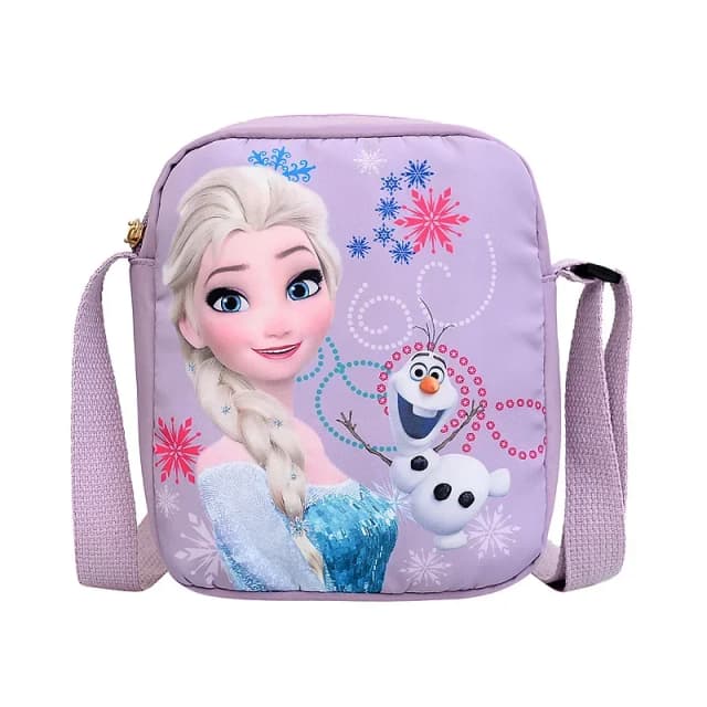 MINISO Disney 2024 Nuova Serie Principessa Borsa a Tracolla "Frozen 2" Elsa Sophia Borsa a Tracolla Del Fumetto Ragazze Casual Borsa di Moda