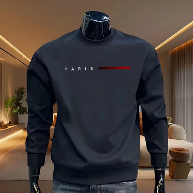 2025 Moda Uomo Felpe Stampato Casual O-Collo Top Sport all'aria aperta Jogging Abbigliamento uomo Autunno Inverno Pullover Abbigliamento sportivo