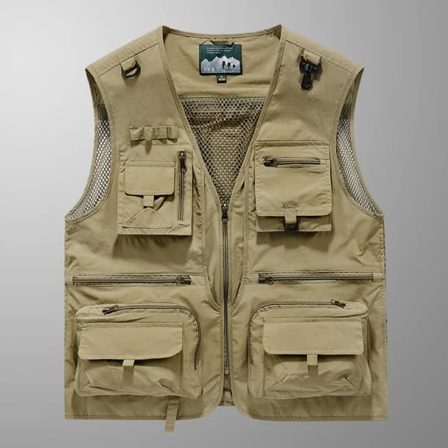 2024 Nuovi oggetti versatili primaverili, autunnali ed estivi in stock, gilet da indossare alla moda e alla moda, abbigliamento da uomo Jeep, shopping e