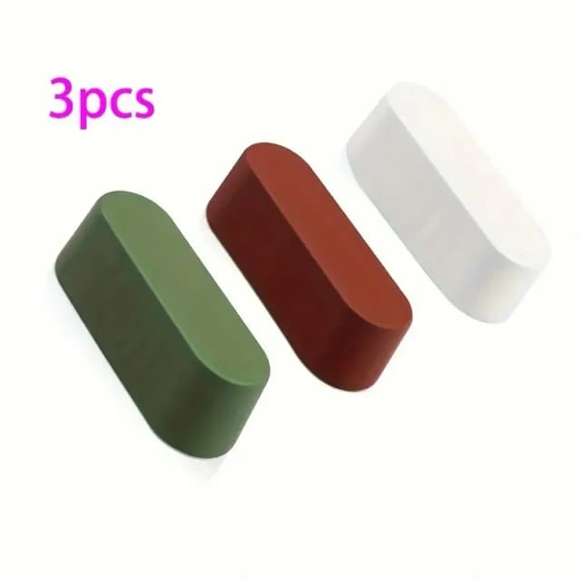 Kit composto per lucidatura dei metalli da 3 pezzi 30g per la lucidatura di gioielli con ruota in acciaio inossidabile Set di barre composte per lucidatura in alluminio