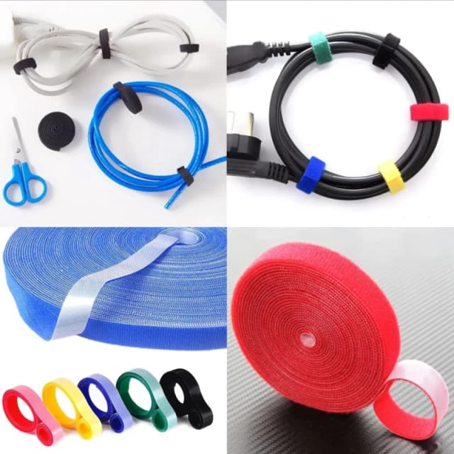 5M Gancio e Anello di Fissaggio Organizzatore di Cavi Fascette Avvolgicavo Keeper Cavi USB Protezione di Gestione Auricolare Mouse Fascette