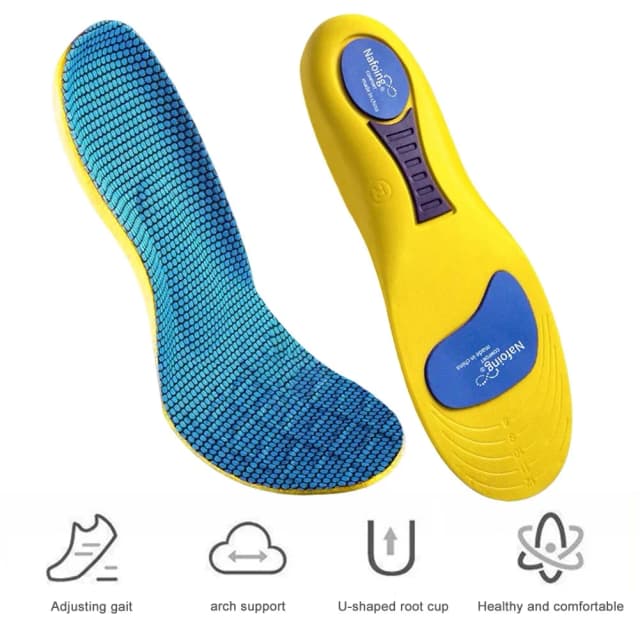 Solette sportive per scarpe Suola Assorbimento degli urti Deodorante Cuscino traspirante Solette da corsa per piedi Uomo Donna Solette ortopediche