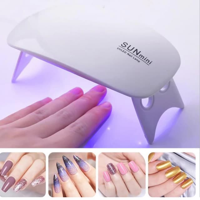 Lampada per unghie per asciugatura da scrivania Strumento Lampada per asciugare le unghie Macchina portatile Mini USB 6W 3LED Lampada per manicure UV Lampada per unghie USB per uso domestico Lampada per unghie
