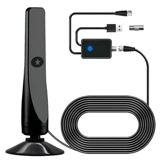 Antenna TV digitale ad onda terrestre ad alta definizione per interni di vendita calda Antenna HDTV Antenna a ventosa