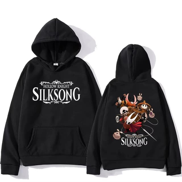 Hollow Knight Silksong Gioco caldo Felpe con cappuccio Manica lunga Moda Casual Pullover High Street Donna Uomo Felpa Moda Streetwear
