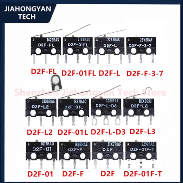 1PCS 2PCS 5PCS 10PCS Microinterruttore corsa originale D2F-L L2 L3 01L L-D3 01F-T FL 01FL L D2F-F-3-7 D2F-5 5L D2F-F D2F-01F-T