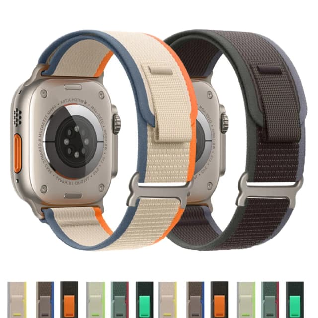 Cinturino da trail per Apple Watch Ultra 2 Band 49mm 45mm 44mm 42mm 40mm 41mm 38mm Bracciale in nylon correa iwatch serie10 9 8 7 6 5 4 SE