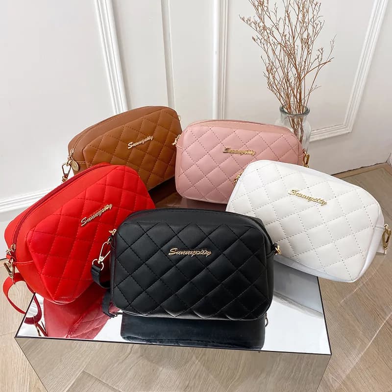 Homefish 1 Pezzo Borsa a Tracolla da Donna Versatile Modello Primaverile Semplice Casual Grande Capacità Alta Qualità