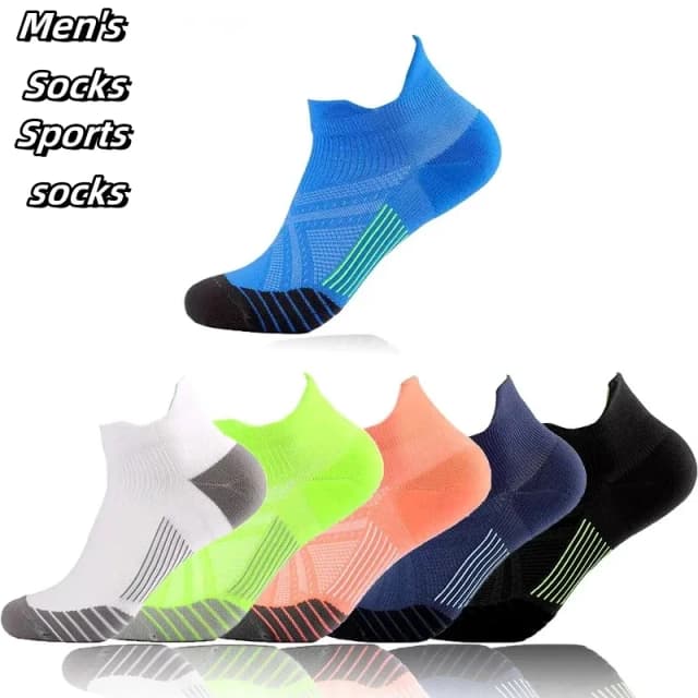 1 paio di calzini elastici a compressione per uomo e donna, calzini comfort con ammortizzazione elastica per attività all'aperto