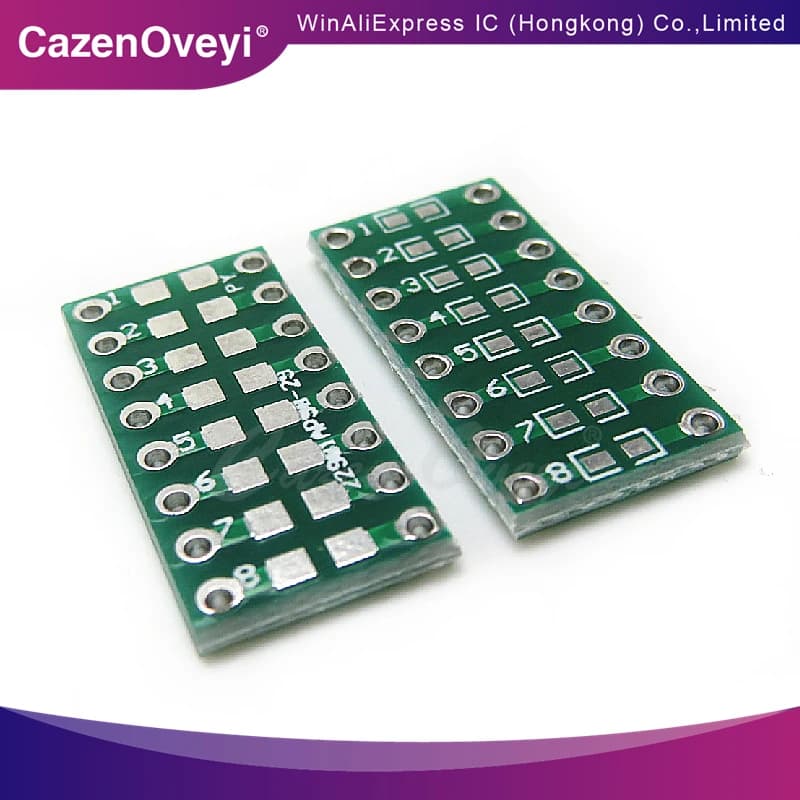 10 pezzi SMD a spina diritta 0805 0603 0402 SMT per DIP condensatore resistenza LED SMT adapter board