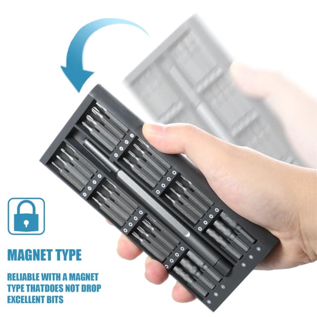 Set di cacciaviti di precisione 63 in 1 Punte per cacciavite magnetiche