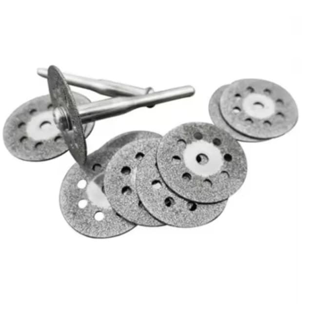 12 Pz/set 22mm Hss Disco Da Taglio Lama Per Sega Circolare Taglio In Metallo Utensili Abrasivi Per Dremel Utensile Rotante lama da taglio