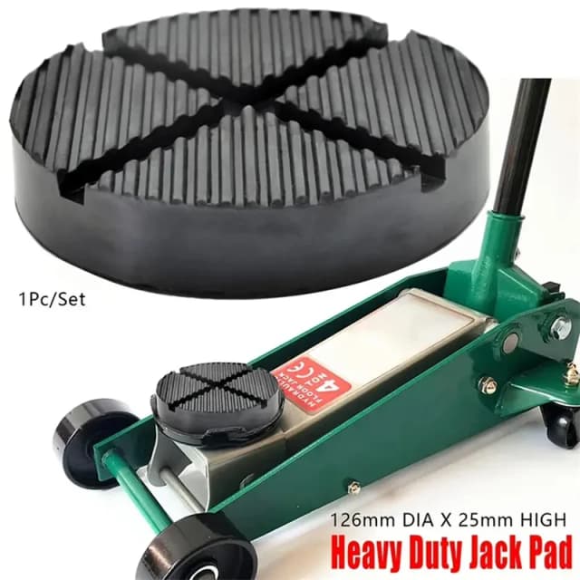 Supporto universale per jack in gomma, strumento di riparazione per rimozione auto, adattatore per binario per telaio da pavimento con scanalatura per saldatura a pizzico