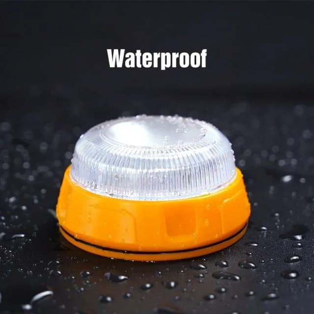 Faro di emergenza per auto V16 SOS Light sicurezza stradale aiuto lampada lampeggiante avvertimento di sicurezza stradale guasto magnetico segnale lampada da lavoro
