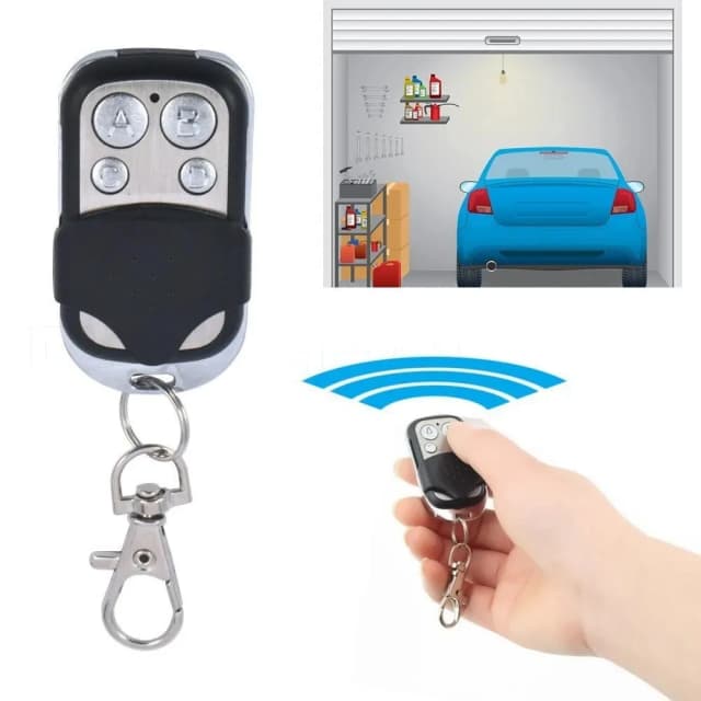 Duplicatore di clonazione del telecomando della porta Portachiavi Un codice di apprendimento fisso del clone del telecomando a distanza per porta del garage del cancello