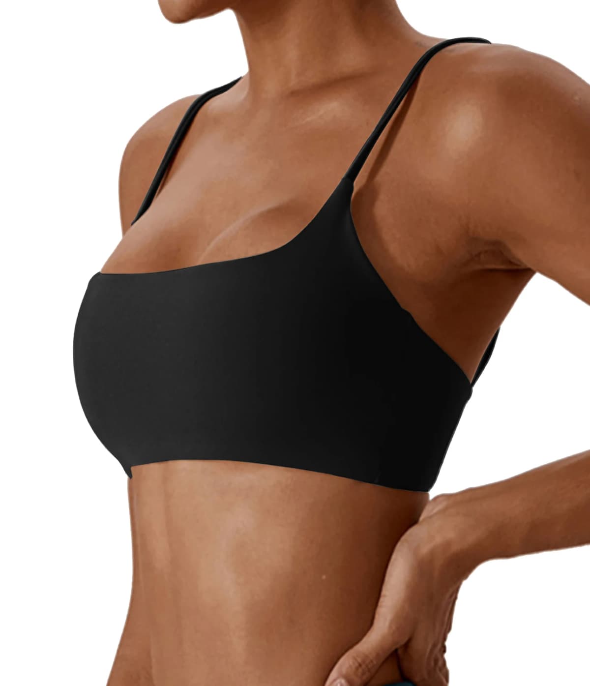 Reggiseno sportivo incrociato sul retro in tessuto super morbido fitness top abbigliamento yoga di alta qualità da donna fitness reggiseno da corsa fitness yoga b