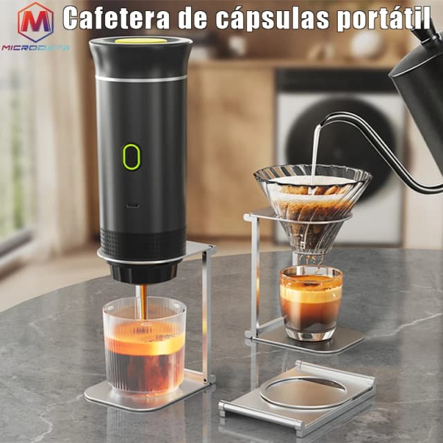 Caffettiera elettrica portatile a Capsule caffettiera Espresso pompa di riscaldamento Cordless pressa caffettiera da viaggio e auto 3 in 1 caffettiera