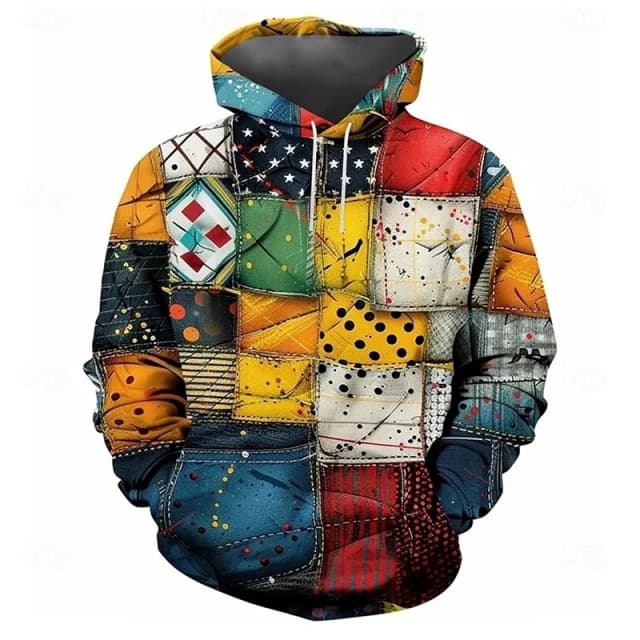Abbigliamento da uomo retrò Felpa a maniche lunghe nuovo stile Top Primavera e autunno Felpa con cappuccio da uomo popolare Street Wear