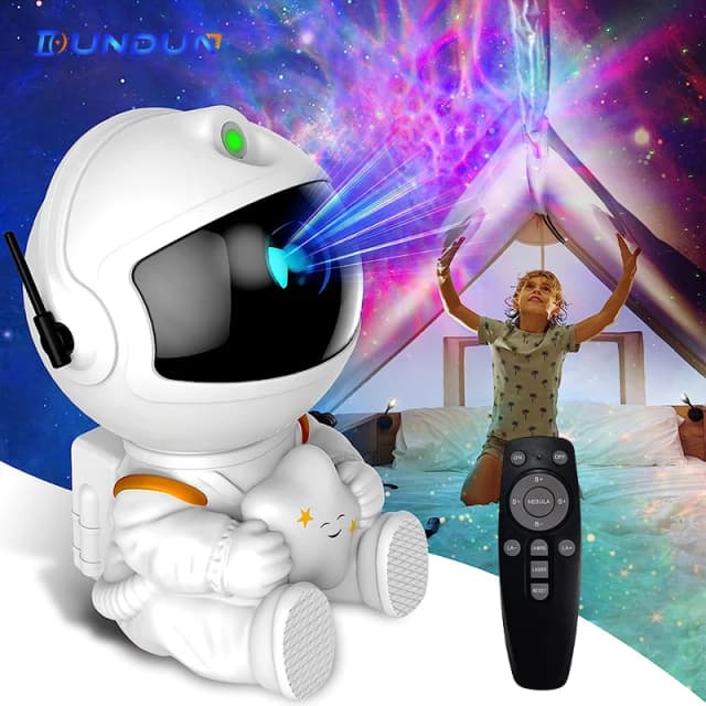 Galaxy Star Projector LED Night Light, Céu estrelado, Astronauta Porjetores Lâmpada, Decoração do quarto, Decoração para casa, Presentes infantis