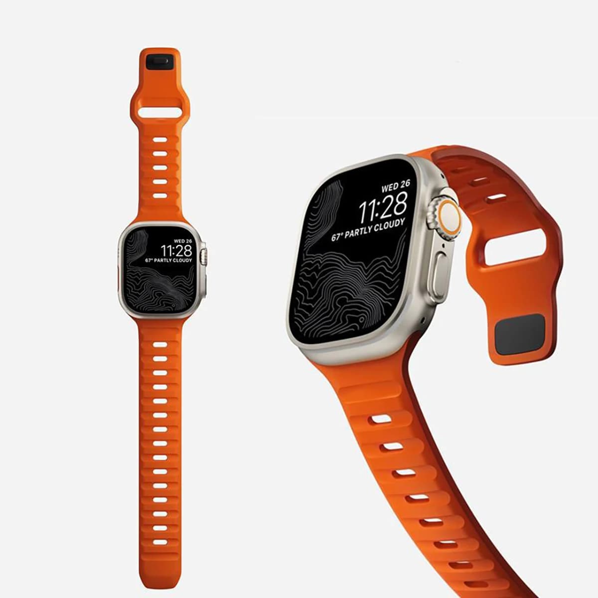 Cinturino sportivo compatibile con cinturini Apple Watch 49/45/44/42/41/40 /38 Cinturino in morbido silicone per uomo e donna
