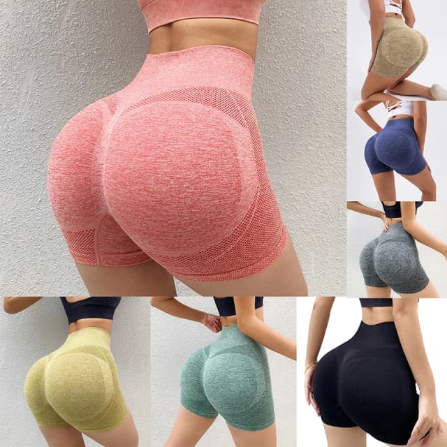Pantaloncini da donna sportivi per donna Nuovo ciclismo Jogging Fitness Vita alta Push Up Pantaloncini da palestra Leggings Abbigliamento da yoga per donna