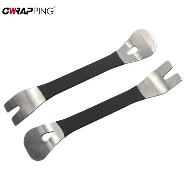 Clip interna per auto Pannello di rivestimento Utensili manuali Acciaio inossidabile Durevole Rivestimento Rimozione Livello Piastra di leva Fibbia Driver per accessori auto