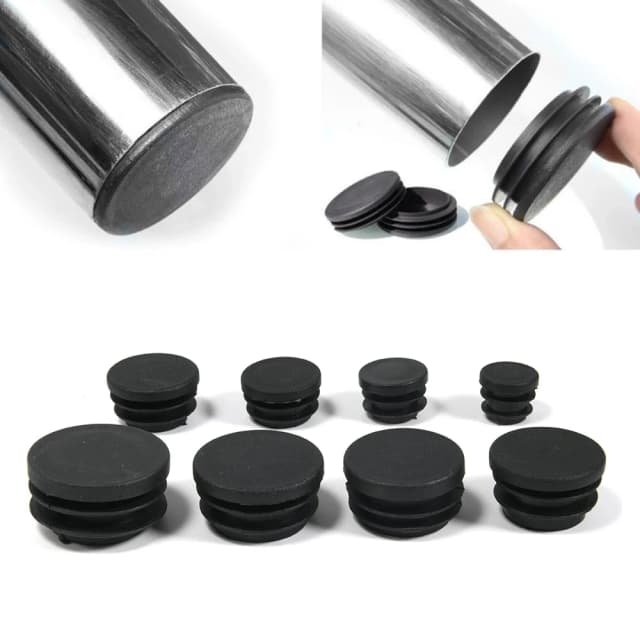 2-20 pezzi addensare tappo terminale in plastica rotonda 16 19 22 25mm sedia tavolo piedi tappo tubo inserto tappo parapolvere decorativo