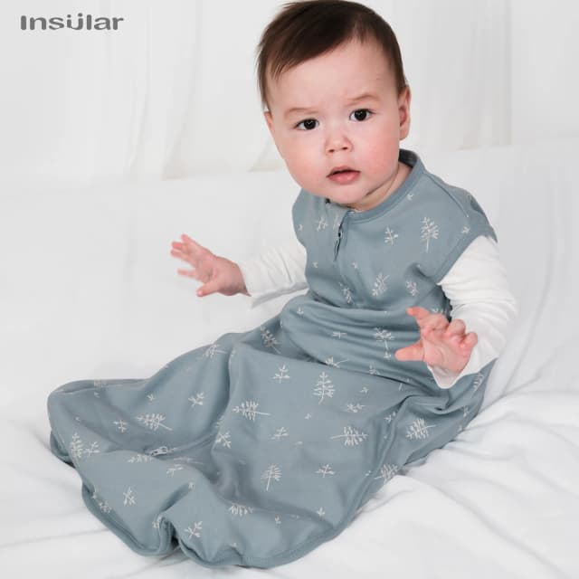 Sacco a pelo per bambini insulare Sacco a pelo unisex senza maniche 100% cotone Indossabile Coperta da letto Abito estivo morbido per bambino