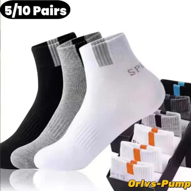 5/10 paia da uomo in fibra di bambù autunno inverno calzini da uomo in cotone traspirante calzino sportivo deodorante traspirante calzini da lavoro taglia 37-43