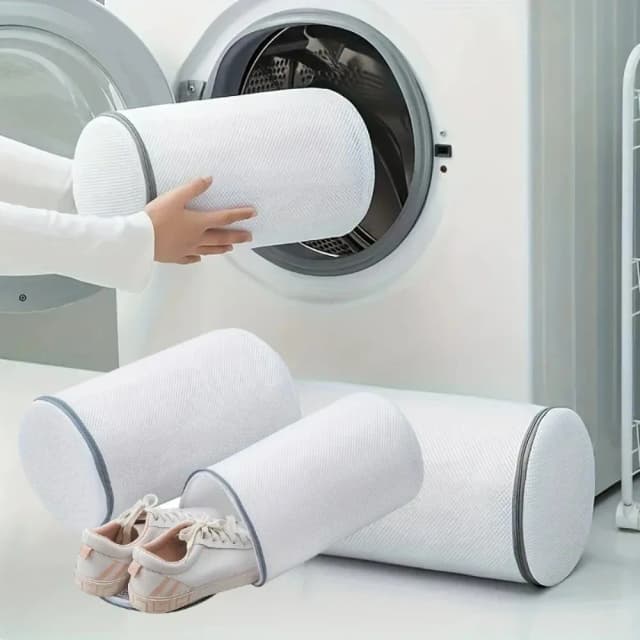 Sacchetto per lavaggio scarpe in rete, per lavatrice, sacchetto protettivo per vestiti e scarpe, per dormitorio universitario, sacchetto portaoggetti per vestiti sporchi, sacchetti resistenti per il lavaggio