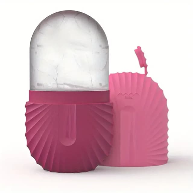 Rullo per il viso di ghiaccio Cura della pelle Strumenti per il sollevamento di bellezza Strumenti per il contorno Vassoi per cubetti di ghiaccio Palline per globo di ghiaccio Massaggiatore per il viso Strumento per la cura della pelle