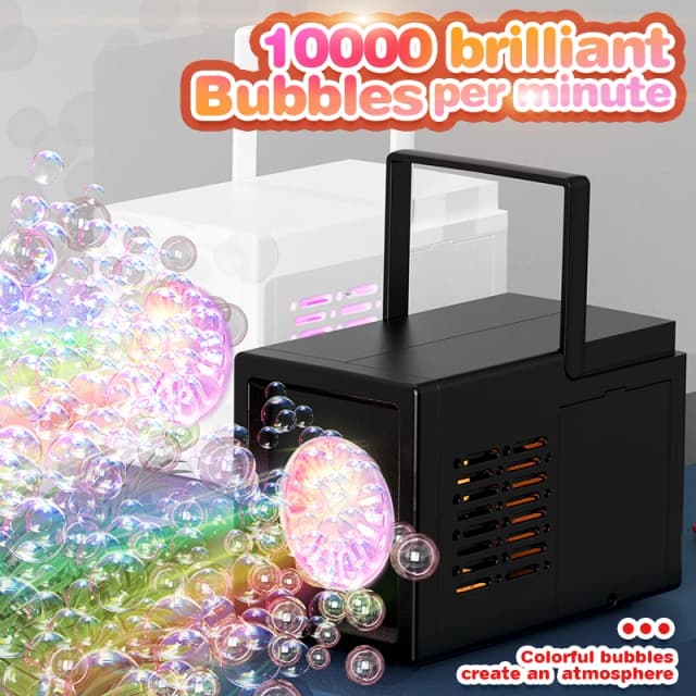 Giocattolo elettrico per pistola a bolle elettrica per macchina per bolle elettrica per esterni portatile da 10 fori di vendita caldo senza batteria e acqua per bolle d'acqua