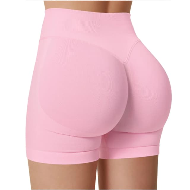 Pantaloncini da yoga estivi a vita alta Pantaloni da fitness da corsa alla moda e sexy Leggings da yoga in tinta unita