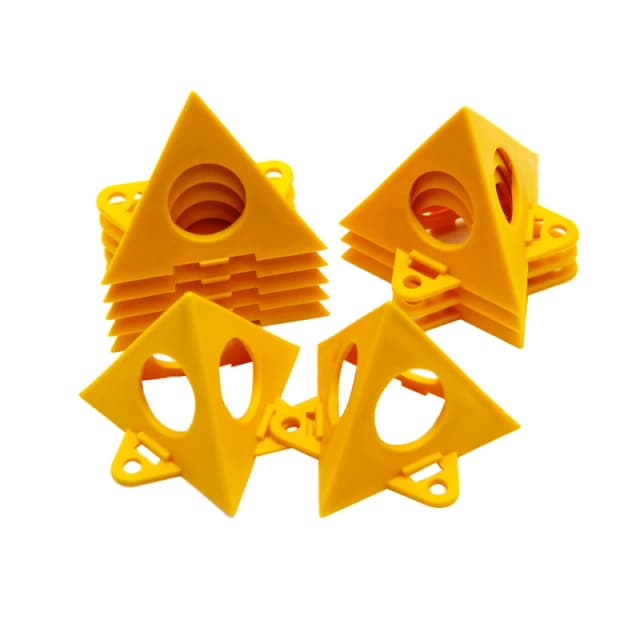 Staffa triangolare per treppiede a forma di piramide da 10 pezzi Staffa per vernice per la lavorazione del legno Staffa per verniciatura a spruzzo Blocco cuscino Set di strumenti ausiliari