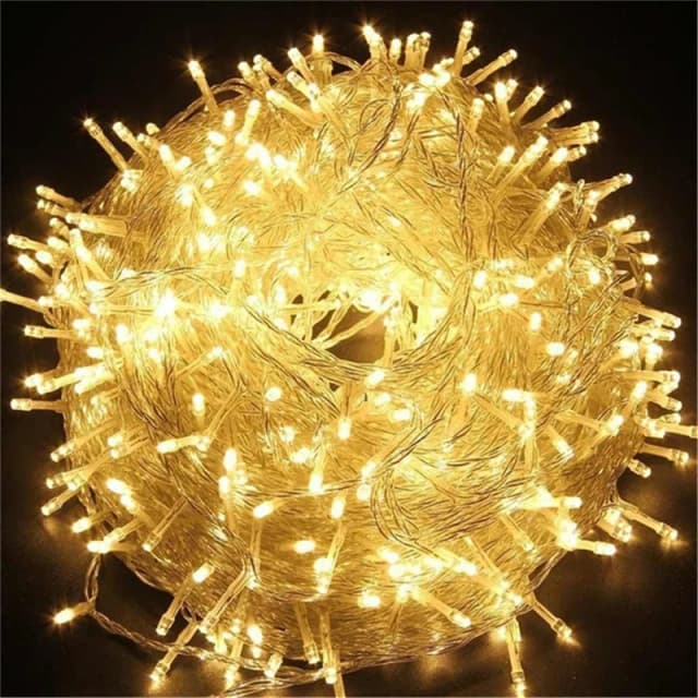 5-100M LED Natale String Lucine 220V Spina UE Indoor Outdoor Ghirlanda di luce per albero di nozze Decorazione festa di festa