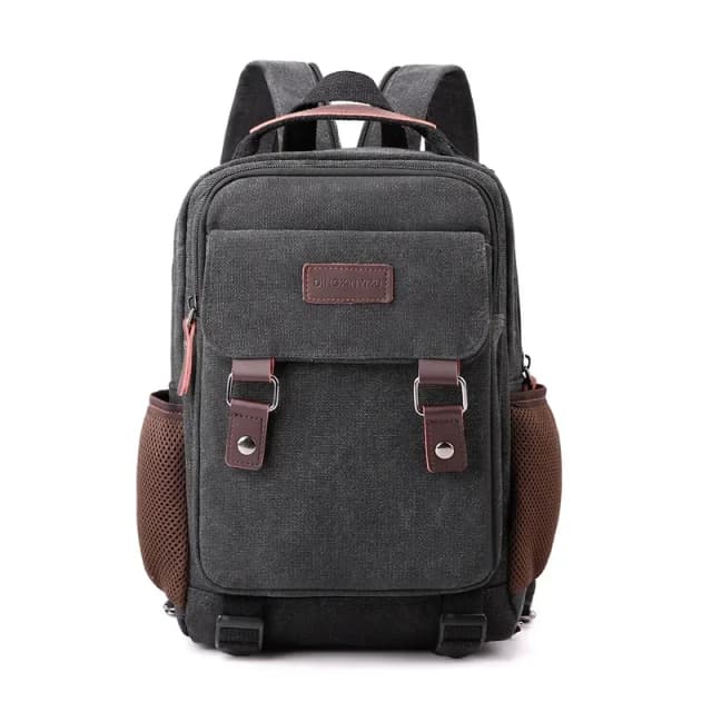 Zaino da uomo piccolo Zaini casual in tela per uomo 2025 Mini borsa da scuola maschile Zaino da uomo Borsa a tracolla multifunzione da viaggio