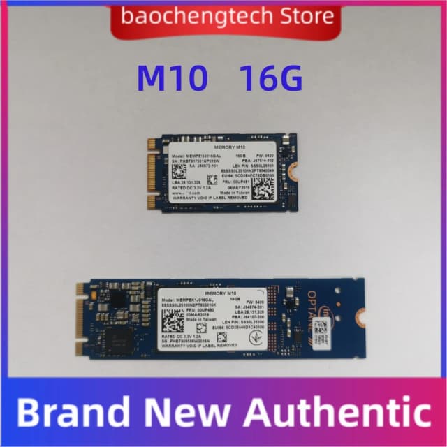 Nuovo SSD M10 16G 2280 2242 Lettura/Scrittura Rapida Compatibile con Laptop M.2 SSD HDD Unità a Stato Solido per Intel Aoteng