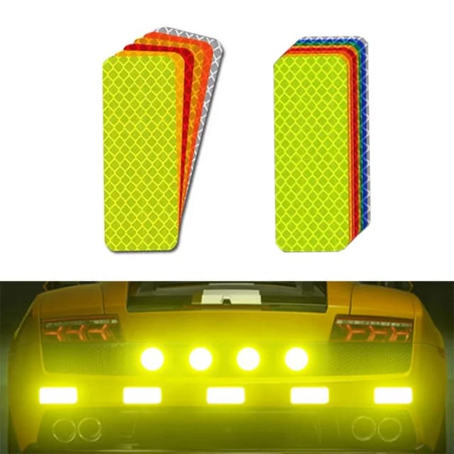 nastro riflettente Adesivi riflettenti per paraurti auto Nastro riflettente per strisce di avvertimento Decalcomanie per adesivi riflettenti sicuri
